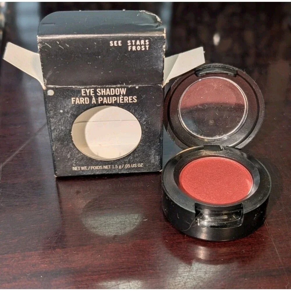 NEW MAC Eye Shadow in See Stars Frost Full Size New in Box 0.05 US oz